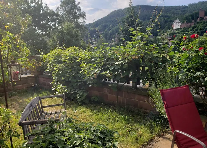 Panorama-Blick Miltenberg, 3 Pers., Zentr., Am Main, Terrasse, Bootverleih, P